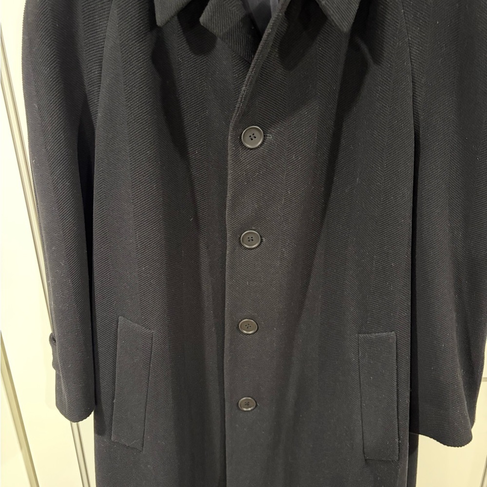 Vintage Giorgio Armani 100% Virgin Wool Overcoat - Picture 2 of 8
